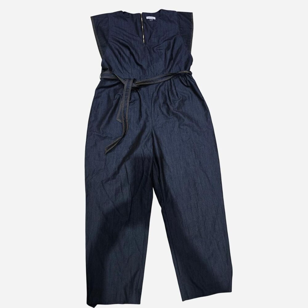 Calvin-klein Women's Navy and Blue Jumpsuit